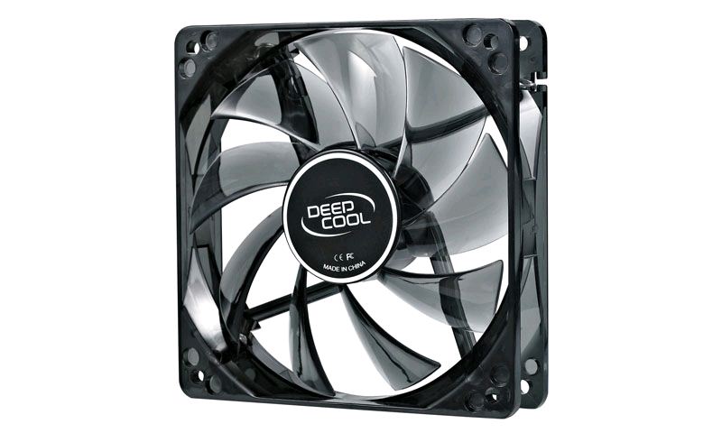 Deepcool Wind Blade 120 B ház hűtő ventilátor kék LED 12cm Deepcool Wind Blade 120 B ház hűtő ventilátor kék LED 12cm