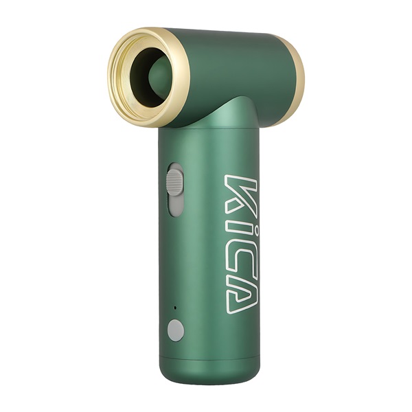 KICA JetFan2 vez. nélküli univerzális légfúvóka, USB, LED kijelző, 101000 ford./perc, alacsony zajszint, 4,5 óra, zöld KICA JetFan2 vez. nélküli univerzális légfúvóka, USB, LED kijelző, 101000 ford./perc, alacsony zajszint, 4,5 óra, zöld