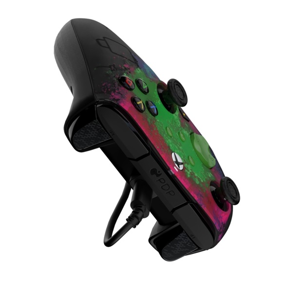 PDP Rematch Glow Adevanced Xbox Series X|S/Xbox One/PC Space Dust Glow in the Dark vezetékes kontroller
