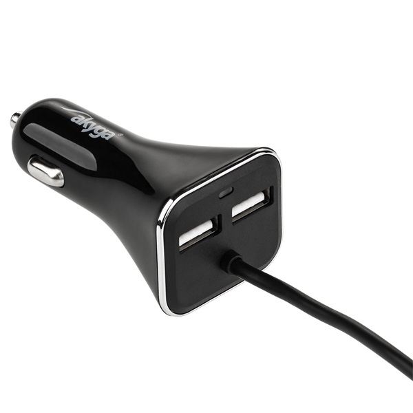 Akyga USB-s hálózati töltő adapter 4xUSB 9A fekete (AK-CH-10)