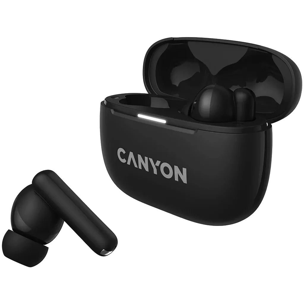 Canyon OnGo 10 ANC TWS-10 Bluetooth fülhallgató fekete (CNS-TWS10B)