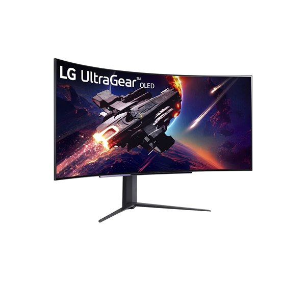 LG 45GR95QE 44.5"  Ívelt Gaming 240Hz OLED monitor