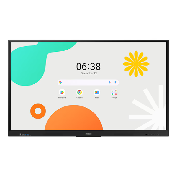 SAMSUNG 75" WAF Android Interaktív kijelző 12/7, 3840x2160, Android 14, 2xHDMI/4xUSB/RS232