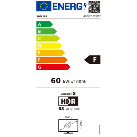 Philips 48OLED769/12 UHD AMBILIGHT SMART OLED Televízió