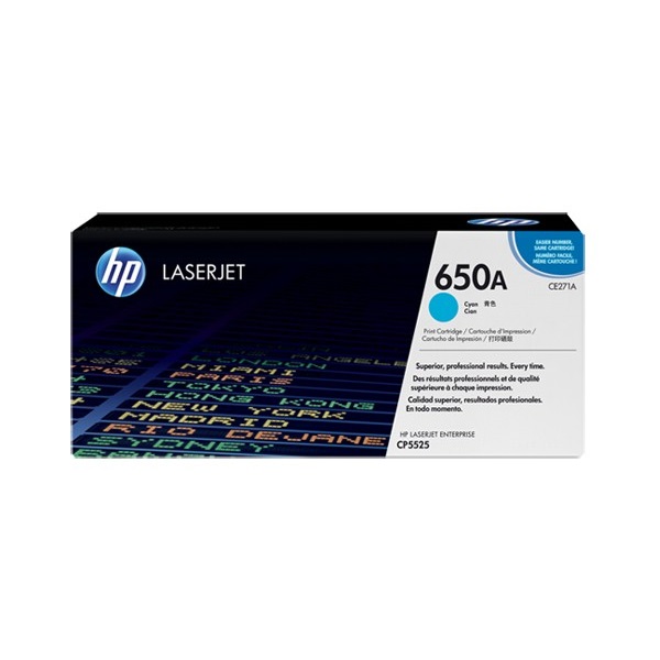 HP CE271A (650A) Cián eredeti toner