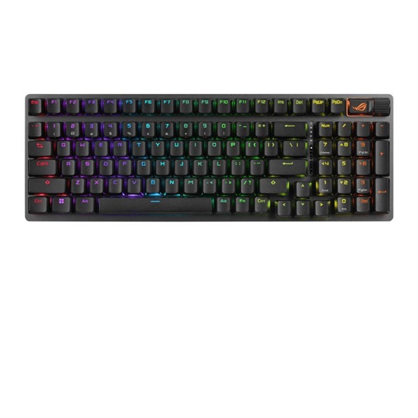 Asus ROG Strix Scope II 96 vezeték nélküli fekete gamer billentyűzet Asus ROG Strix Scope II 96 vezeték nélküli fekete gamer billentyűzet