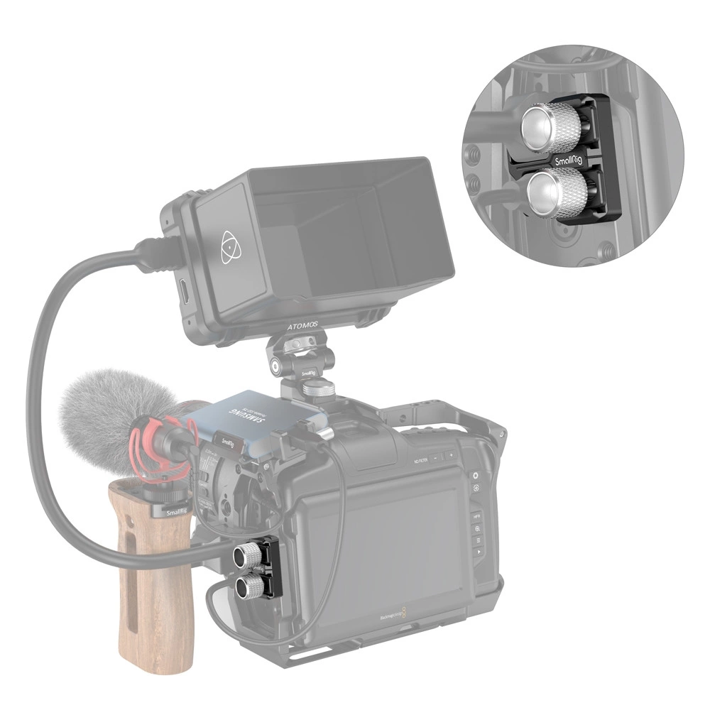 SMALLRIG HDMI&USB-C Cable Clamp for BMPCC 6K PRO