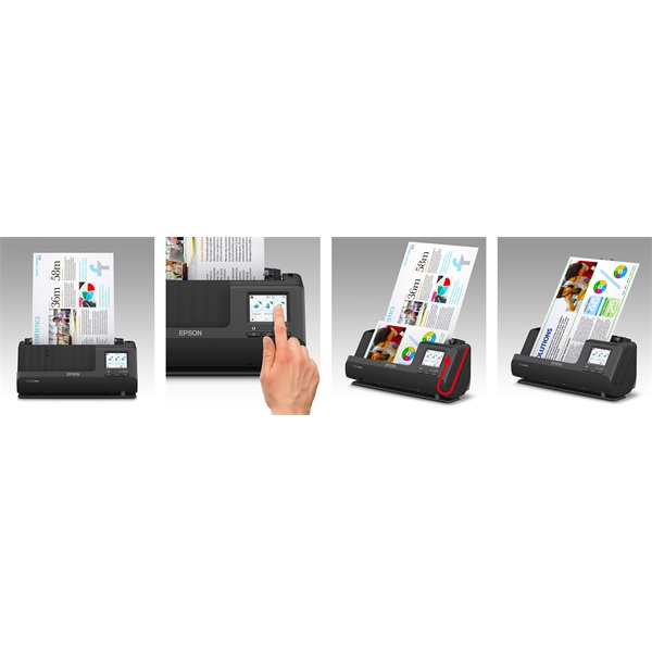 Epson WorkForce ES-C380W Lapáthúzós Szkenner Fekete Epson WorkForce ES-C380W Lapáthúzós Szkenner Fekete