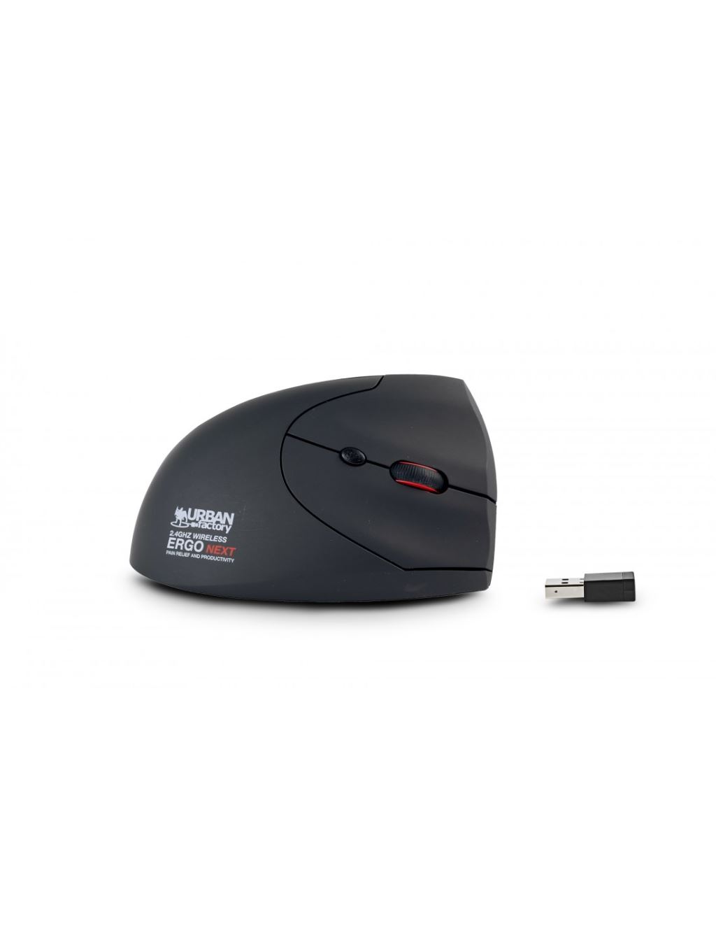 Urban Factory EMR20UF-N ERGO NEXT vezeték nélküli jobbkezes hanyattegér fekete Urban Factory EMR20UF-N ERGO NEXT vezeték nélküli jobbkezes hanyattegér fekete
