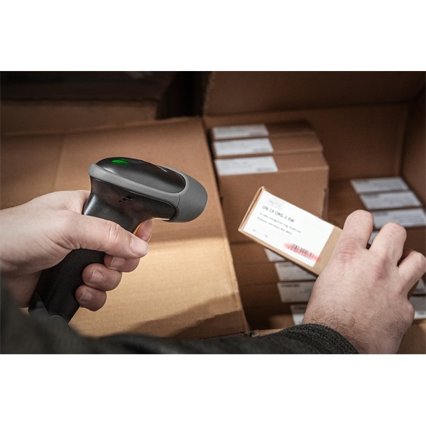 Digitus 2D Barcode Scanner QR-Code Compatible Vonalkódolvasó fekete