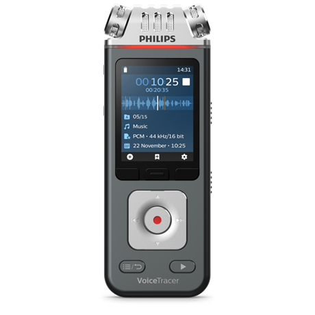 Philips DVT7110 diktafon ezüst-szürke