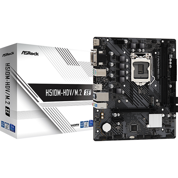 ASROCK S1200 H510M-HDV/M.2 SE INTEL H470 mATX Alaplap ASROCK S1200 H510M-HDV/M.2 SE INTEL H470 mATX Alaplap