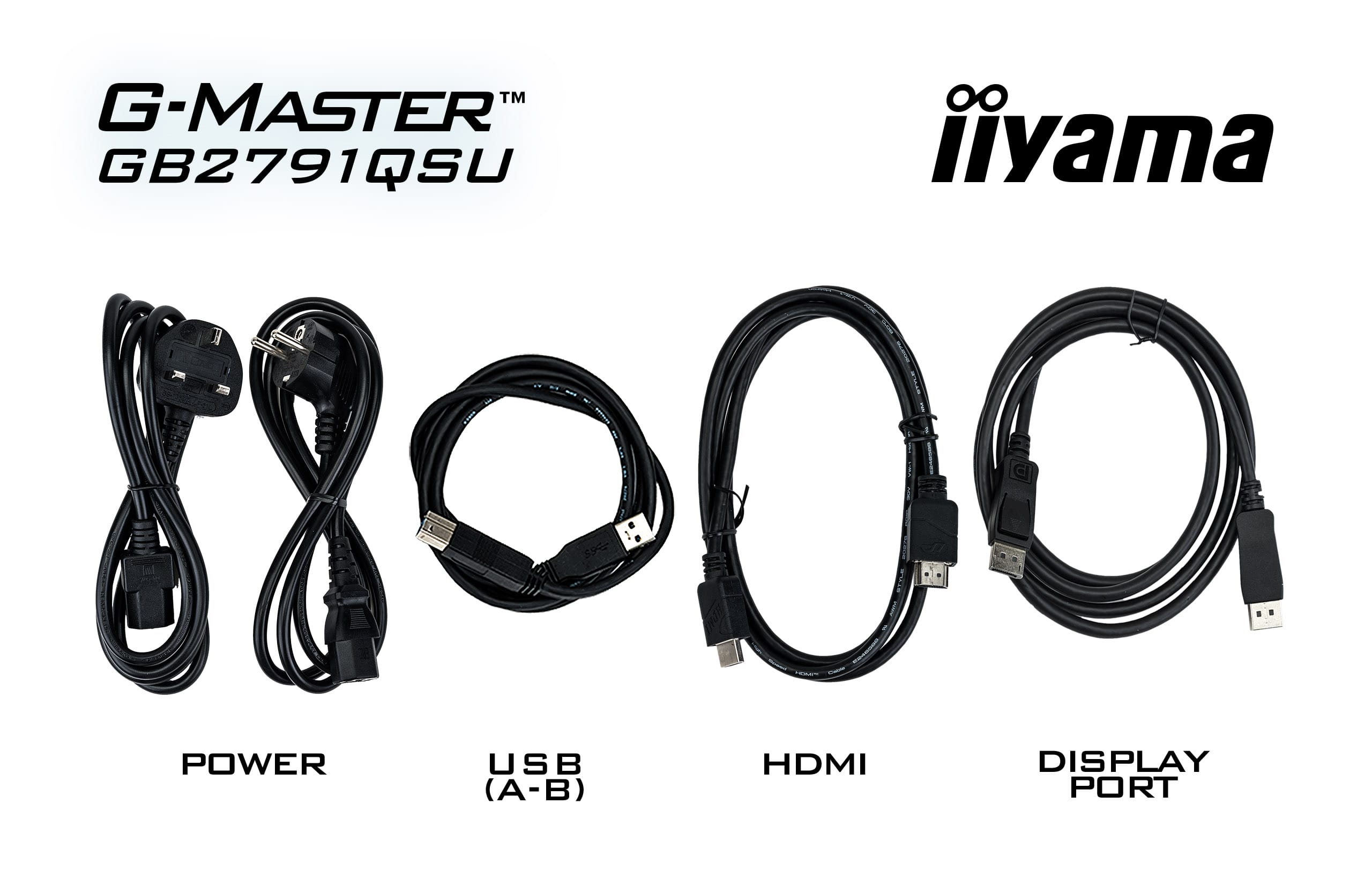 iiyama 27" G-Master GB2791QSU-B1 IPS LED Monitor - 2560x1440, QHD, 320Hz, 0,6ms, Hangszóró, G-Sync, Gamer, Fekete