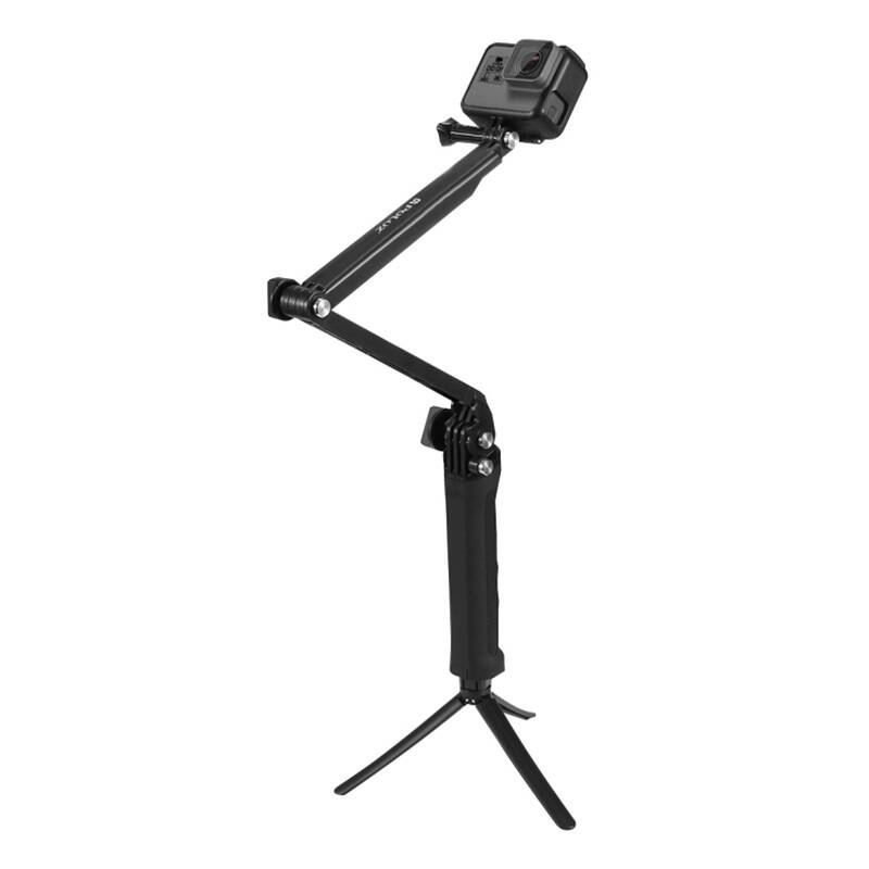 Folding Stick Selfie Stick/Tripod PU202 black