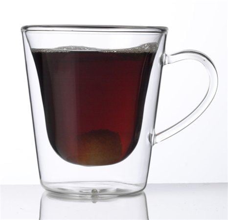 Kávés-teás bögre "Thermo" duplafalú üveg 29,5cl (2db/csomag)  (1206TRM005)