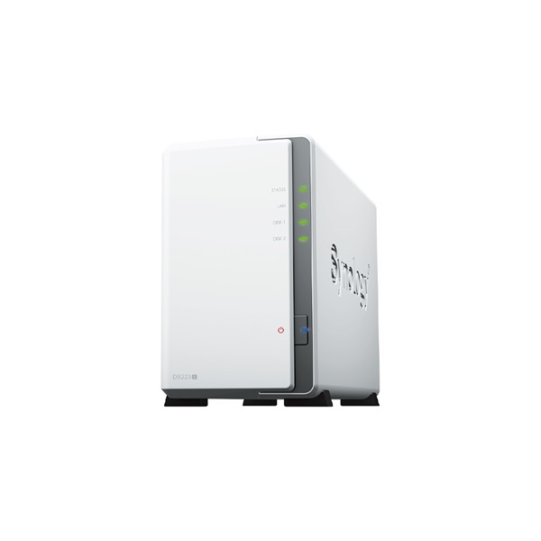 SYNOLOGY DS223j 2x8TB HDD-vel Realtek RTD1619B 4x1,7GHz 1GB DDR4 NAS 2 fiókos SYNOLOGY DS223j 2x8TB HDD-vel Realtek RTD1619B 4x1,7GHz 1GB DDR4 NAS 2 fiókos