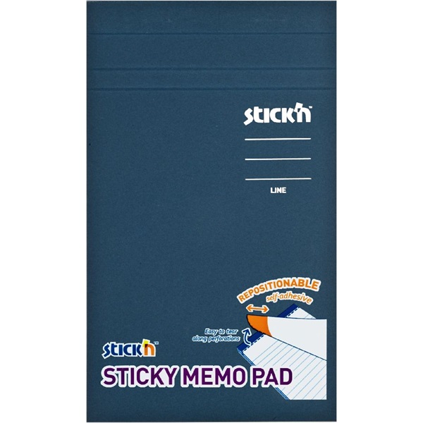 Stick`N 190,5x114mm 50 lap/tömb vonalazott pasztell sárga öntapadó jegyzetfüzet