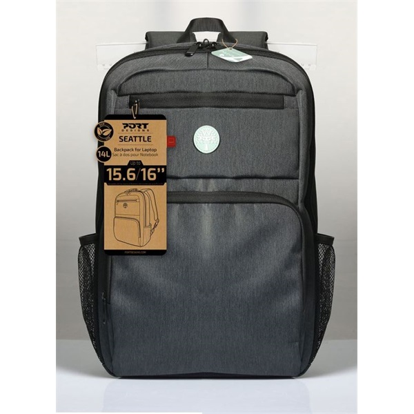 Port Designs 110277 SEATTLE ECO 15,6"/16", 14l, szürke laptop hátizsák Port Designs 110277 SEATTLE ECO 15,6"/16", 14l, szürke laptop hátizsák