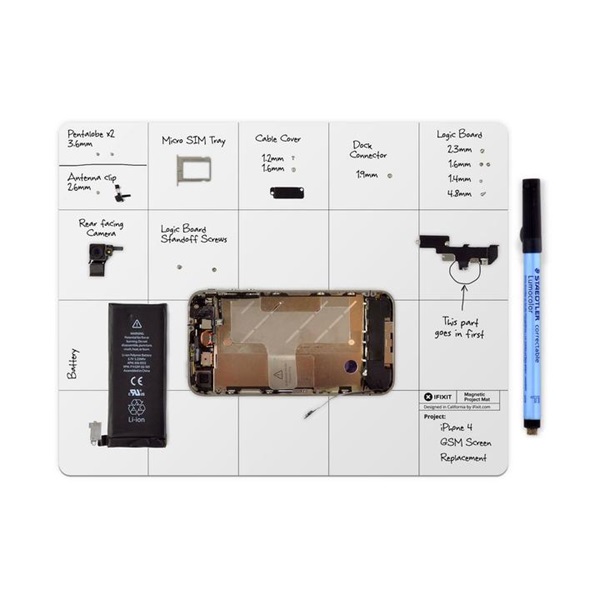 iFixit Mágneses tárgytartó szőnyeg iFixit Mágneses tárgytartó szőnyeg