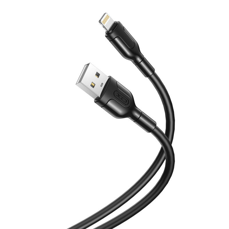 Cable USB to Lightning XO NB212, 2.1A 1m (black) Cable USB to Lightning XO NB212, 2.1A 1m (black)