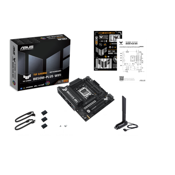 Asus  AMD TUF GAMING B850M-PLUS WIFI AM5  ATX  8000+MHz Alaplap 