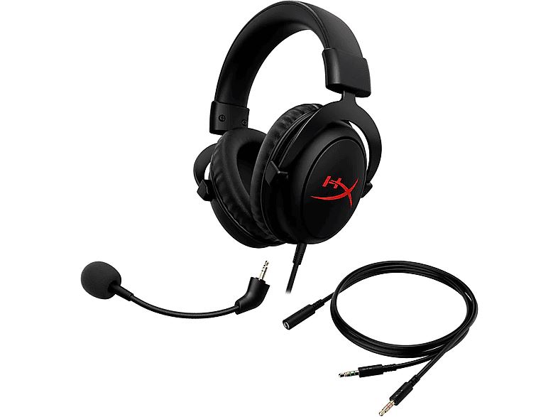 Kingston 4P4F2AA HyperX Cloud Core 7.1 gaming headset fekete  