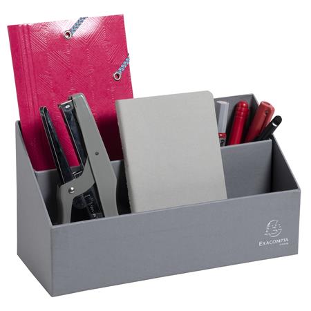 EXACOMPTA  Teksto  Asztali rendező Szürke