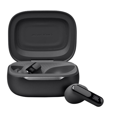 JBL Live Beam 3 True Wireless Bluetooth zajszűrős fekete fülhallgató