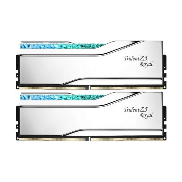 G.SKILL DDR5 32GB 6400Mhz CL30 DIMM, 1.40V, Trident Z5 Royal Intel XMP (Kit of 2) Memória