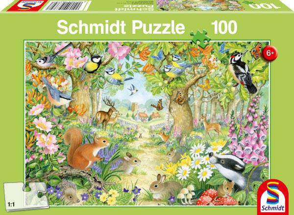 Schmidt Állatok az erdőben 100 db-os puzzle (56370) Schmidt Állatok az erdőben 100 db-os puzzle (56370)