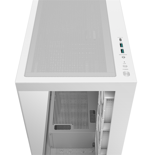 DeepCool CG580 4F WH ablakos  4x12cm A-RGB Számítógépház   Fehér  