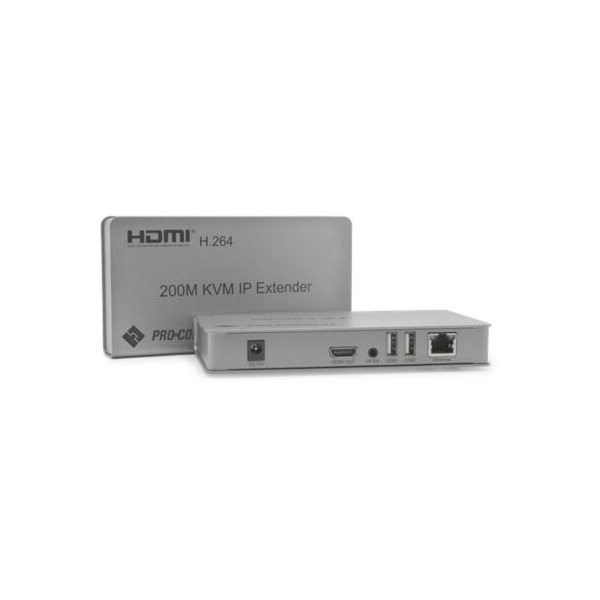 PROCONNECT Extender HDMI Over IP, KVM, USB, IR, 1080p, 200m-ig (PC-EX200MA-KVM) PROCONNECT Extender HDMI Over IP, KVM, USB, IR, 1080p, 200m-ig (PC-EX200MA-KVM)