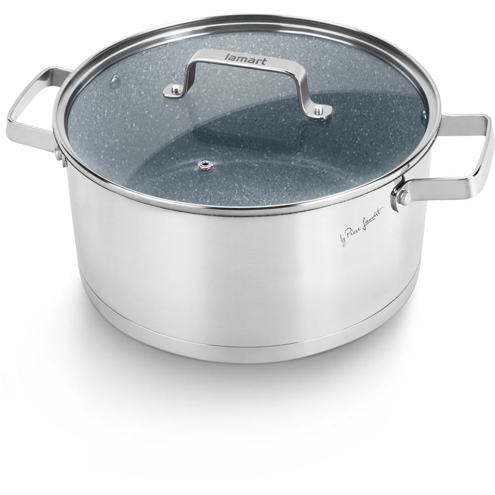 Lamart Stoness LT1104 lábos üvegtetővel 24 cm