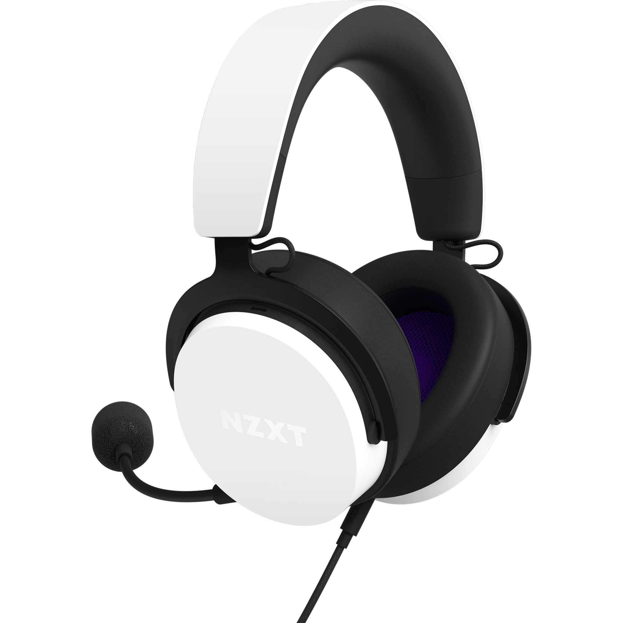 NZXT AP-WCB40-W2  Relay  játék headset  fehér/fekete USB, 3,5 mm-es jack 