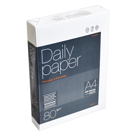 Daily 60124 A4 80G 500ív/csomag Másolópapír Daily 60124 A4 80G 500ív/csomag Másolópapír