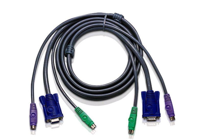 ATEN KVM Console kábel (SVGA, PS/2, PS/2) 1.8m (2L-1001P/C) ATEN KVM Console kábel (SVGA, PS/2, PS/2) 1.8m (2L-1001P/C)