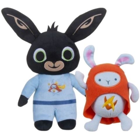 Flair Toys Bing és barátai: Bing és Hoppity plüssfigura 26cm és 18cm (BING3666)