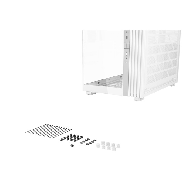 Be Quiet! LIGHT BASE 900 DX White  ATX  edzett üveg oldallap Számítógépház Fehér 