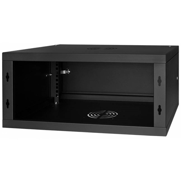 Stalflex 4U fali rack szekrény 19" 350mm fekete (RC19-4U-350MB)