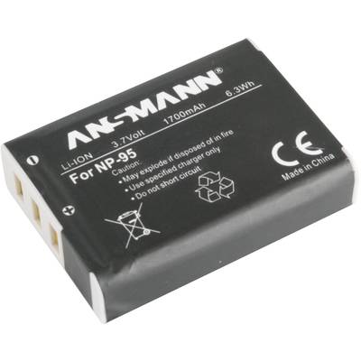 NP-95 Fujifilm kamera akku 3,7V 1700 mAh, Ansmann NP-95 Fujifilm kamera akku 3,7V 1700 mAh, Ansmann