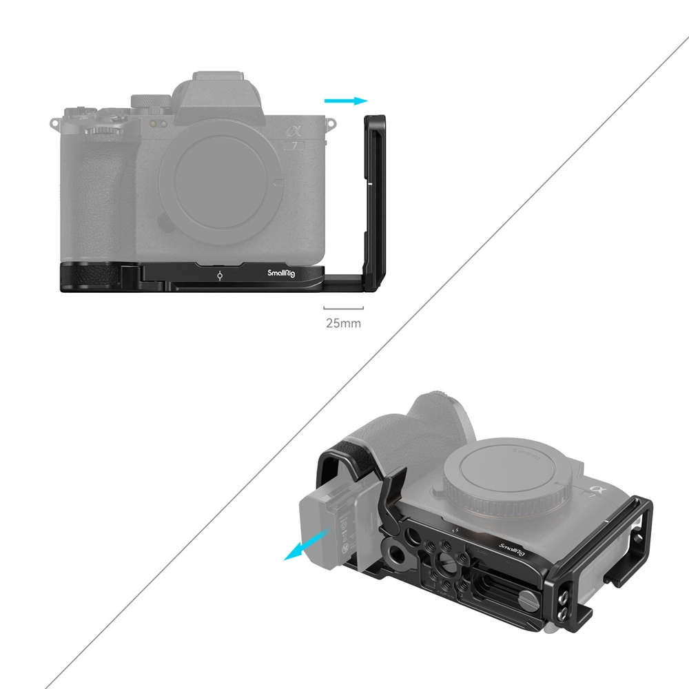 SmallRig L-Bracket for Sony Alpha 7R V / Alpha 7 IV / Alpha 7S III / Alpha 1 / Alpha 7R IV / Alpha 9 II 3660B SmallRig L-Bracket for Sony Alpha 7R V / Alpha 7 IV / Alpha 7S III / Alpha 1 / Alpha 7R IV / Alpha 9 II 3660B