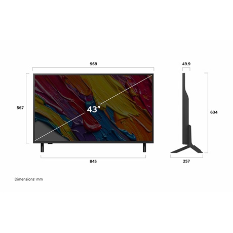 Lg 43QNED84A3C UHD QNED SMART Televízió