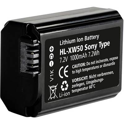 Kamera akku Hähnel Megfelelő eredeti akku NP-FW50 7.2 V 1000 mAh HL-XW50