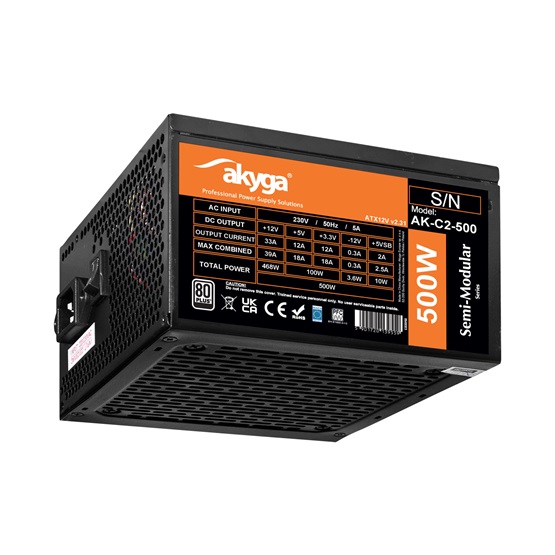Akyga 500W AK-C2-500 Classic 12cm Tápegység Akyga 500W AK-C2-500 Classic 12cm Tápegység