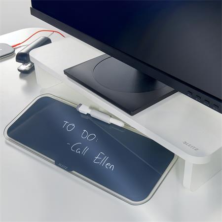 Monitorállvány, LEITZ "Ergo Cosy", fehér