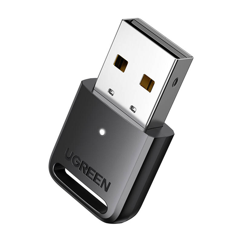 Bluetooth 5.3 Ugreen CM591 USB adapter/receiver  LED 20m Fekete