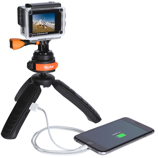 Rollei Smart Photo Power miniállvány, beépített Powerbank
