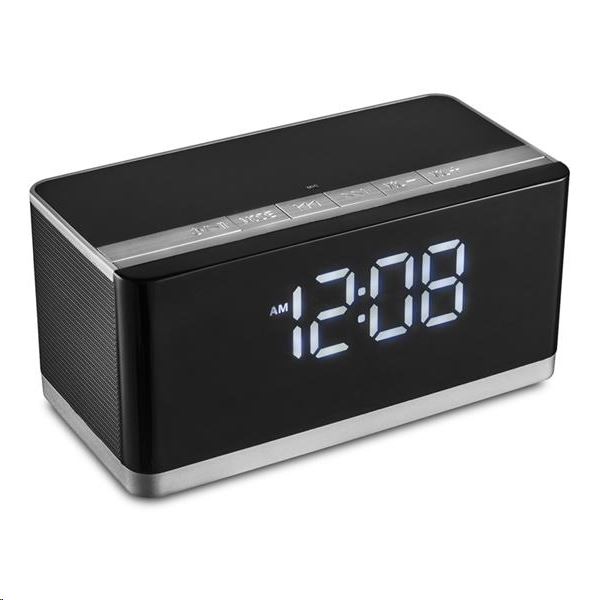 Platinet Bluetooth hangszóró ébresztőórával fekete (PMGC10A) Platinet Bluetooth hangszóró ébresztőórával fekete (PMGC10A)