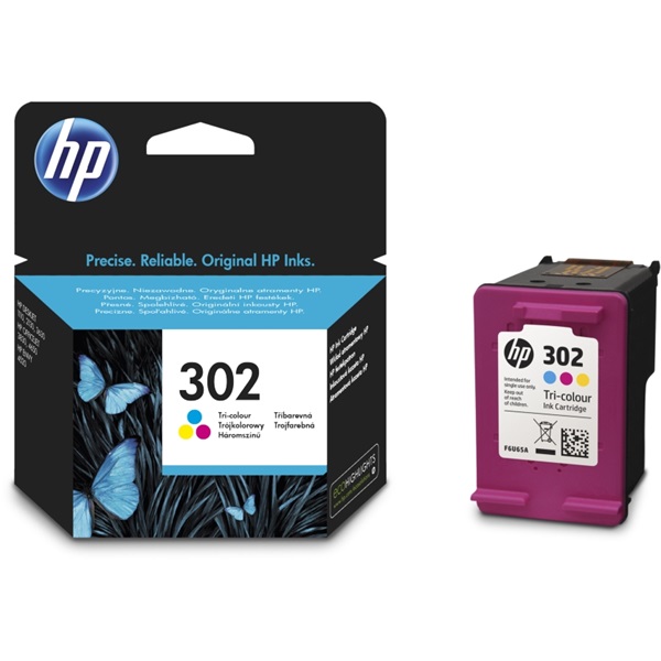 HP 302 háromszínű tintapatron (F6U65AE) HP 302 háromszínű tintapatron (F6U65AE)