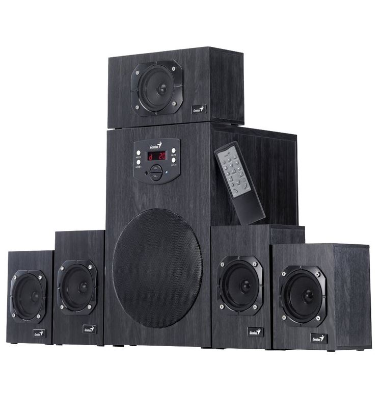 Genius SW-HF 5.1 4500 II hangszóró rendszer fekete (31730015400)